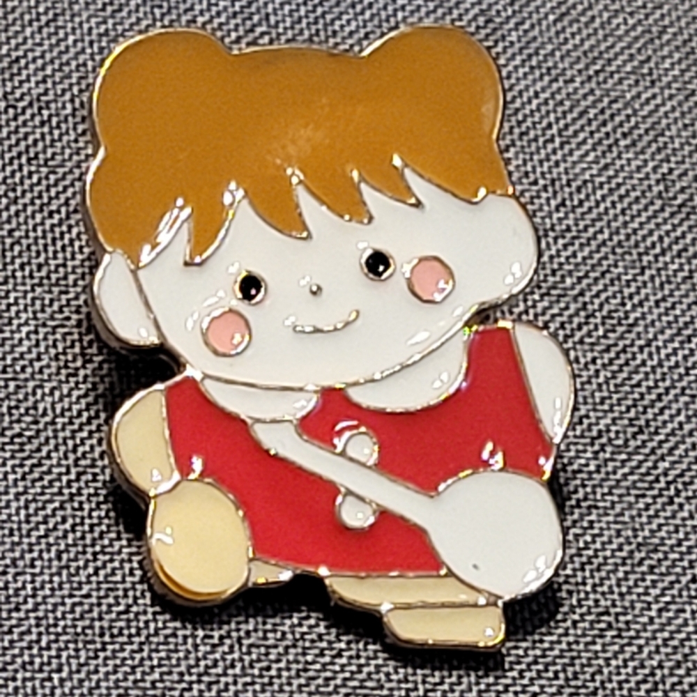Anime Schoolgirl Kawaii Enamel Pin